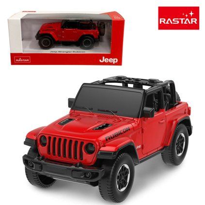rastar jeep wrangler červený 1