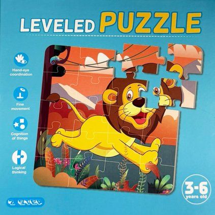 magnetické puzzle safari 1