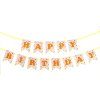 Papírová girlanda Happy Birthday 4 m (0200)