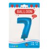 Fóliový balónek modrý číslo 7 - 82 cm (4514)
