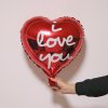 18 Inch I LOVE YOU red heart wedding Balloons Birthday sweet Party Decoration Balloon holiday Aluminum
