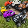 Monster truck na setrvačník 13 cm černý (3906)