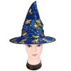 čarodějnický set klobouk plášť modrý 3