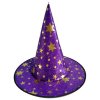 čarodějnický set klobouk plášť fialový hvězdy 2