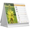 stolní mini kalendář kvetiny 2
