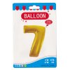 Fóliový balónek zlatý číslo 7 - 82 cm (4514)