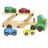 dřevěný kamion s auty 7