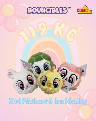 Skupinko, tyhle krásné hopsací, chlupaté balónky u nás najdete za super cenu 119 korun!🌸 Na výběr je z mnoha motivů...