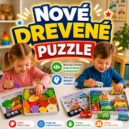 drevěné puzzle
