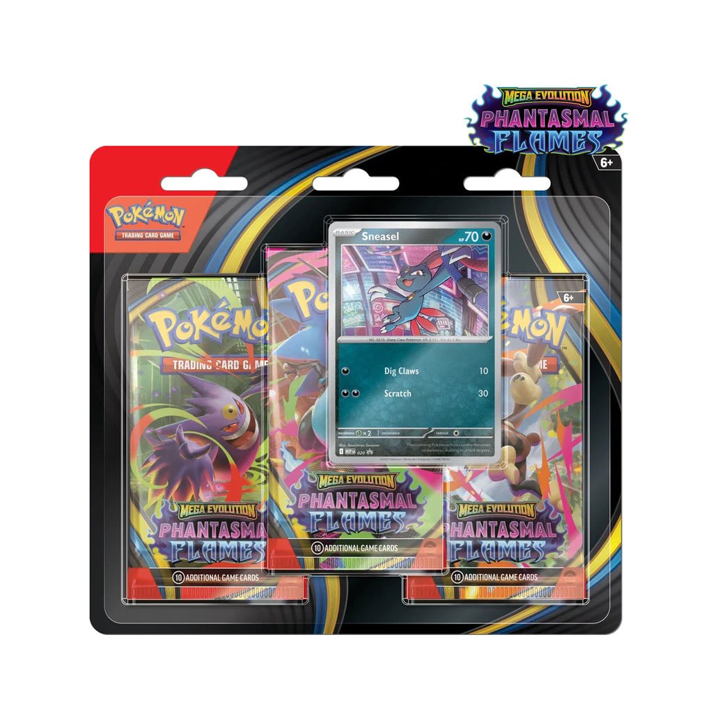Pokémon Phantasmal Flames 3 Pack Blister sneasel