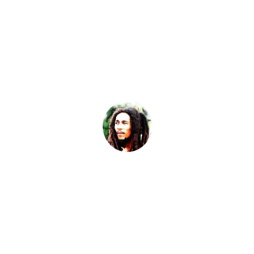 Placka Bob Marley 25mm (024)