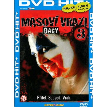 Masoví vrazi 3 Gacy DVD papírový obal