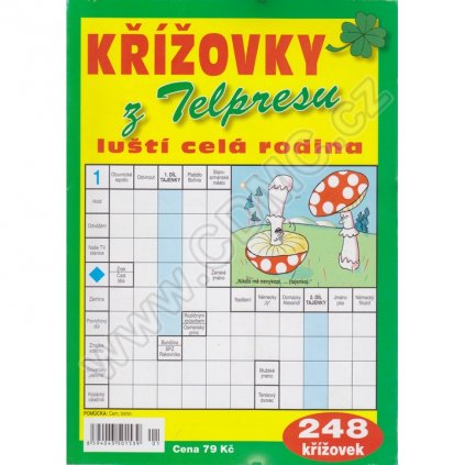 Křížovky z Telpresu luští celá rodina (1539) 248 křížovek 2/2017