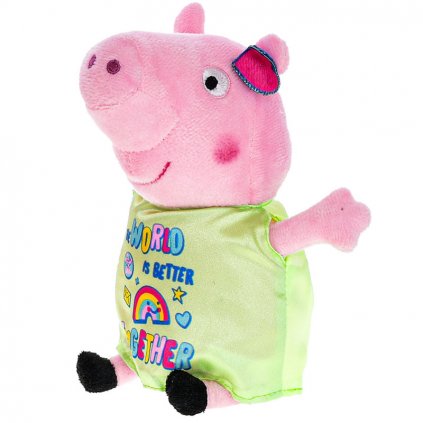55548 plysove prasatko peppa pig 20 cm zelene 2748