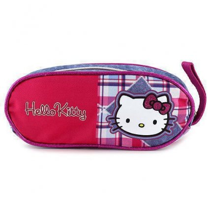 58806 skolni penal hello kitty jeans motiv kostky 3301