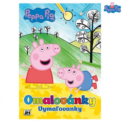 omalovánky a4 prasátko peppa 1