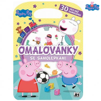 omalovánky se samolepkami prasátko peppa 1