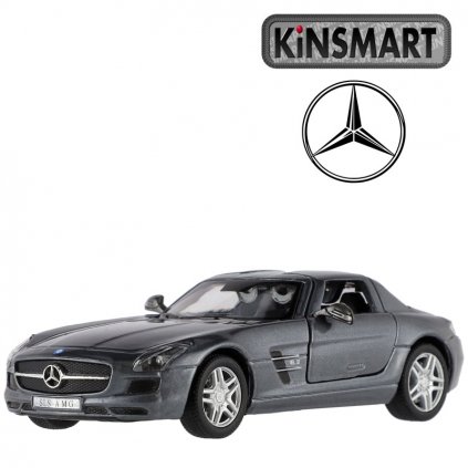 kinsmart mercedes benz šedý 1