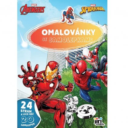 omalovánky se samolepkami spider man 1