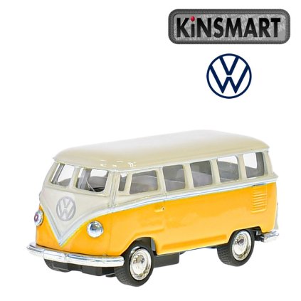 kinsmart vw mini bus žlutý