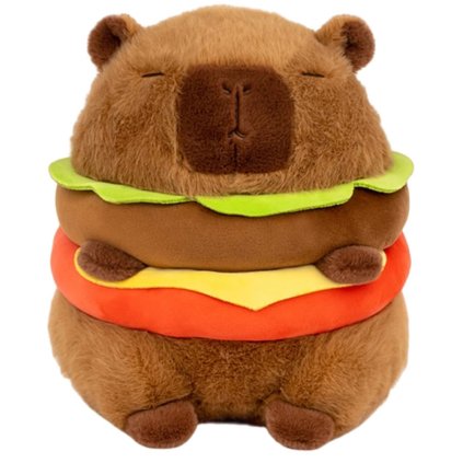 plyšová kapybara burger 2