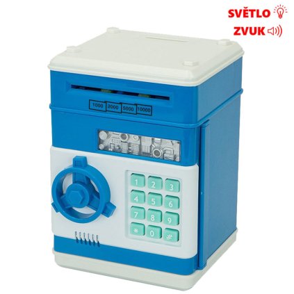 kasička zrezor modrá 1