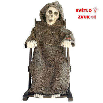 kostlivec na hupacím křesle 1