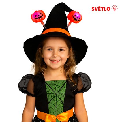 čelenka dýně svítící 0