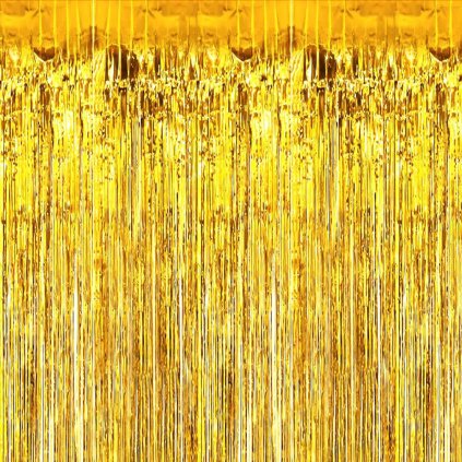 párty závěs zlatý 1