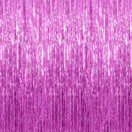 párty závěs fialový 1