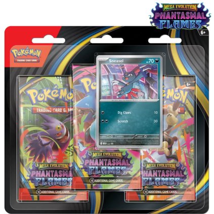 Pokémon Phantasmal Flames 3 Pack Blister sneasel