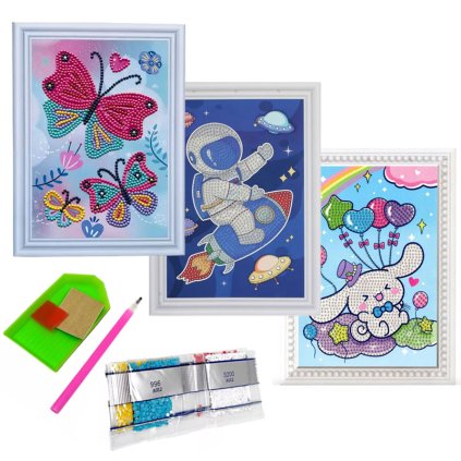 diamantové malování motýl 0