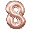 55272 foliovy balonek ruzove zlaty cislo 8 83 cm 2158