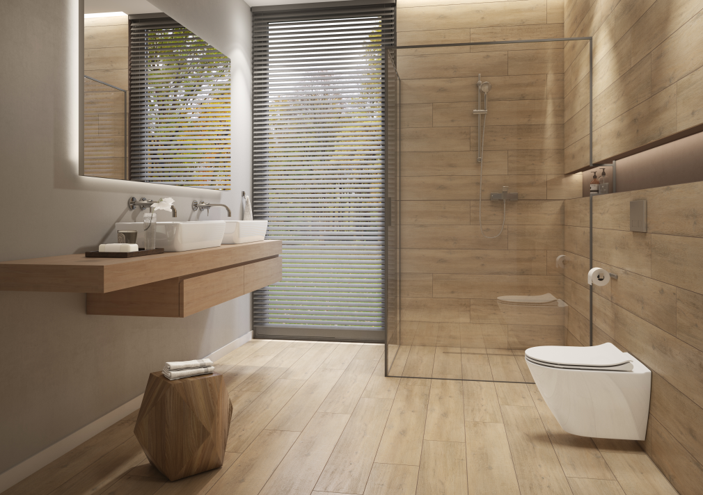 Obklady a dlažby imitace dřeva