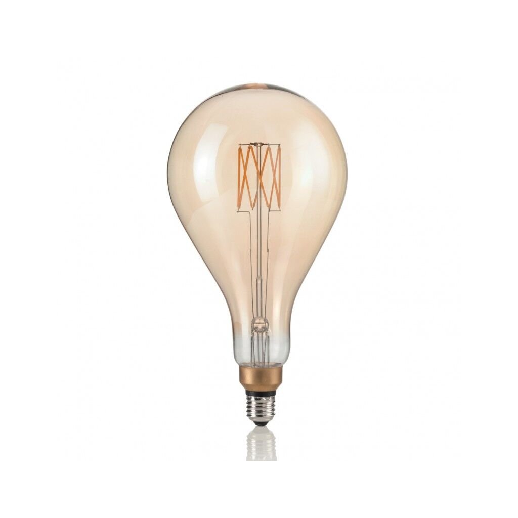 LAMPADINA VINTAGE XL LED filamentová žárovka E27 8W 700lm 2200K nestmívatelná, jantarová