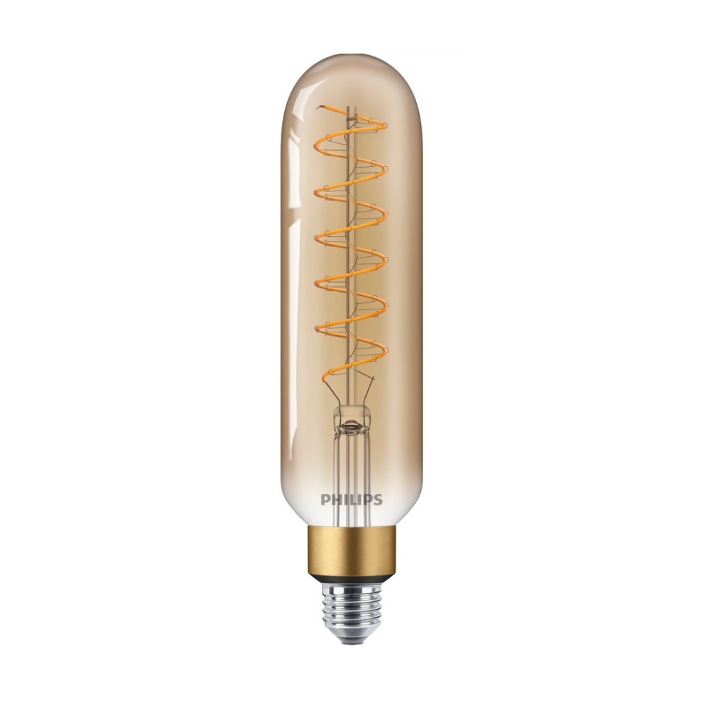 Vintage LED žárovka E27 T65 7W 470lm 1800K stmívatelná, gold