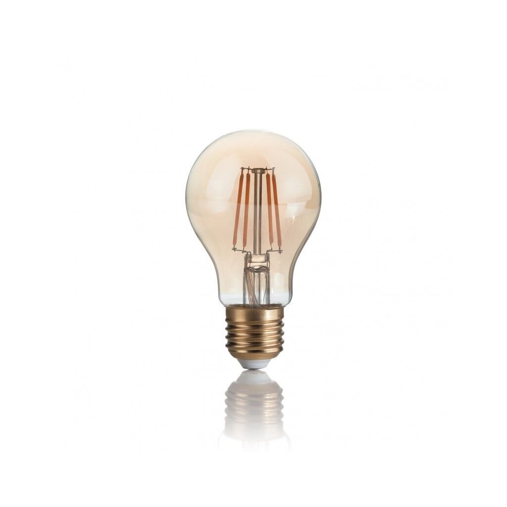 LAMPADINA VINTAGE LED filamentová žárovka E27 4W 370lm 2200K nestmívatelná, jantarová