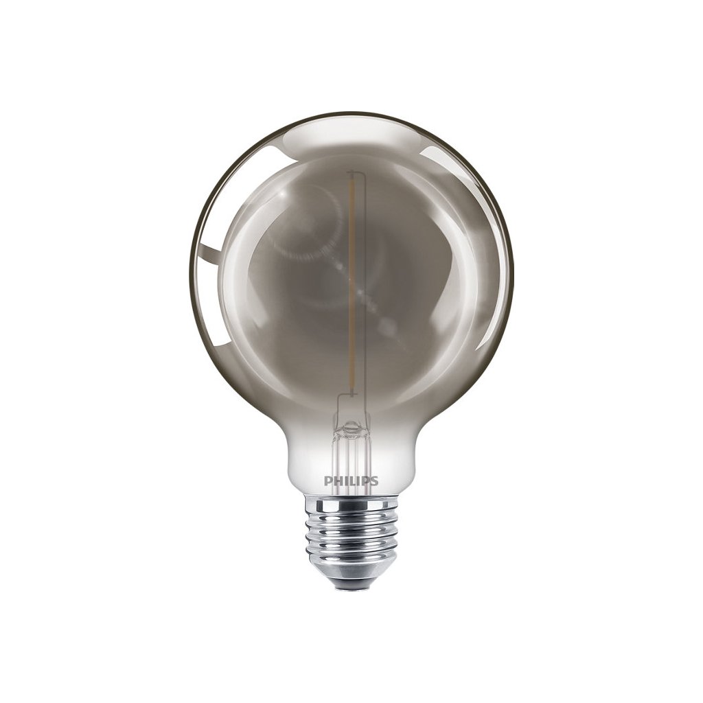 Vintage LED žárovka classic smoky E27 G93 2W 100lm