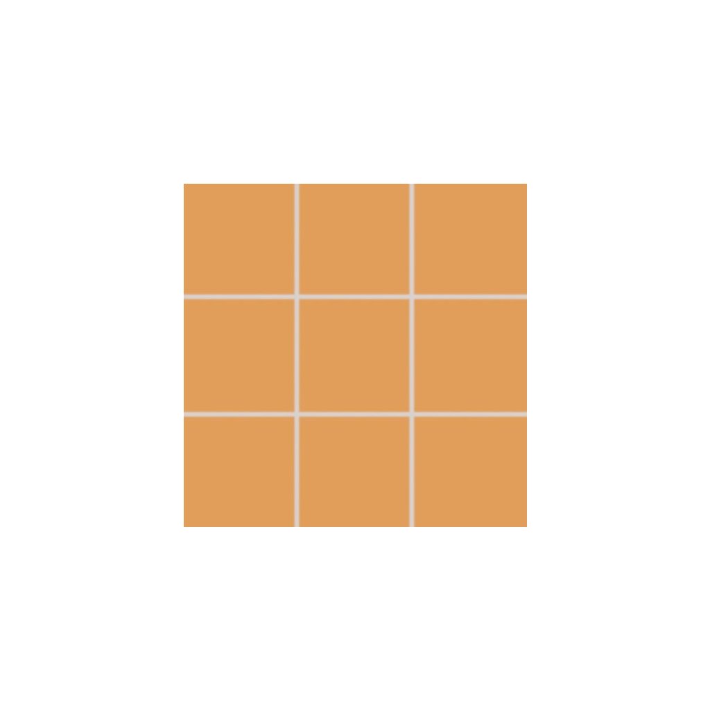 4210 mozaika rako color two tmave oranzova 10x10 cm mat gaa0k150