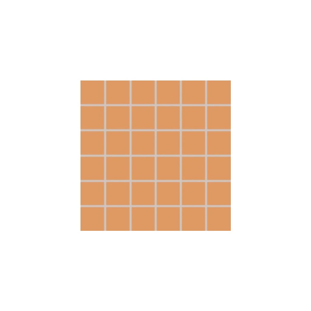 4267 mozaika rako color two tmave oranzova 30x30 cm mat gdm05150