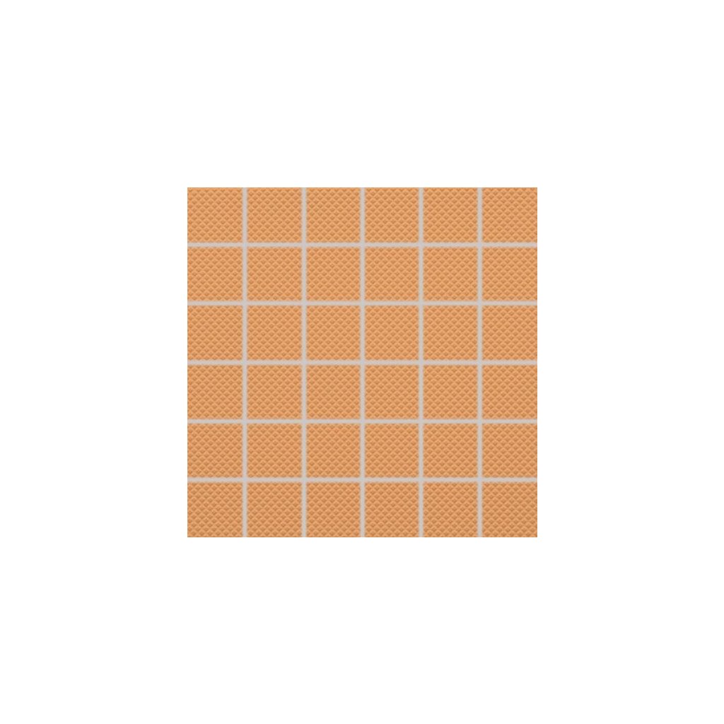 4291 mozaika rako color two tmave oranzova 30x30 cm mat grs05650