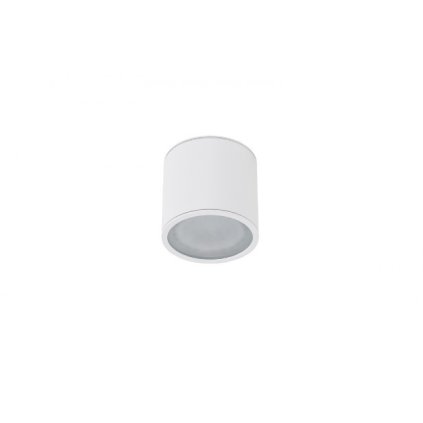 Venkovní stropní přisazené svítidlo Azzardo ALIX IP65 WH AZ4055 GU10 1x50W IP65 12cm bílé