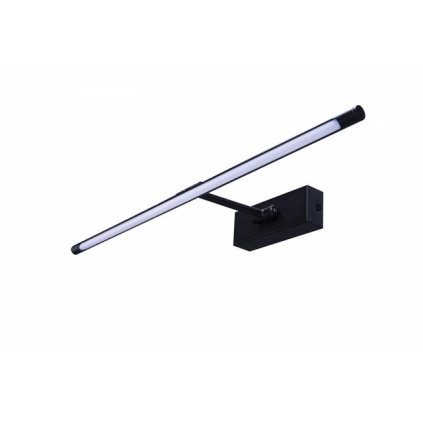 106638 led nastenne svitidlo azzardo davinci 48 matt black az4262 8w 500lm 3000k ip20 48cm matne cerne