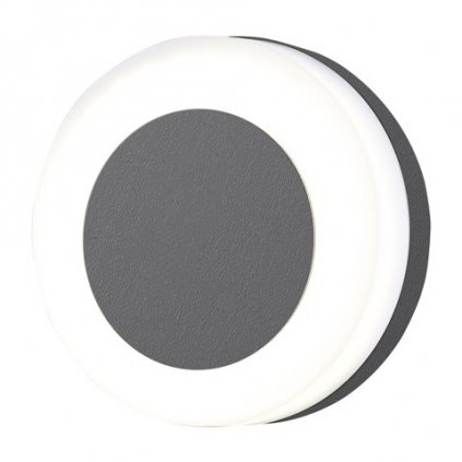 LED Venkovní nástěnné svítidlo Azzardo ENOK ROUND WALL 3000K DGR AZ4460 9W 700lm 3000K IP54 14,4cm k