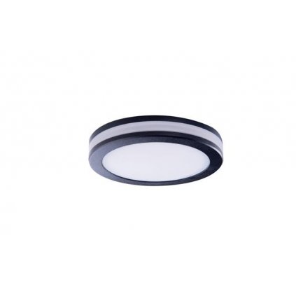 LED Koupelnové podhledové svítidlo Azzardo GALATA R 3000K BK AZ4379 9W 700lm 3000K IP44 7,9cm kulaté