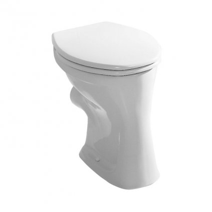 Jika DINO Samostatně stojící WC, ploché splachování, vodorovný odpad H8220000000001