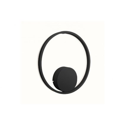 115431 led nastenne svitidlo azzardo halo 40 wall black az4705 28w 2200lm 3000 6000k ip20 40cm cerne stmivatelne