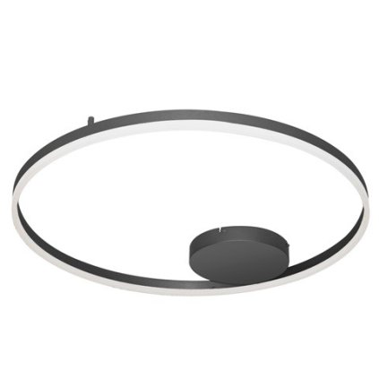 115443 led stropni prisazene svitidlo azzardo halo 80 black az4703 55w 4700lm 3000 6000k ip20 80cm cerne stmivatelne
