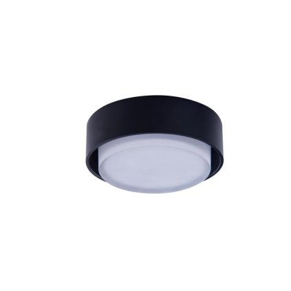115503 led koupelnove vestavne svitidlo azzardo kastoria 3000k black az4389 7w 550lm 3000k ip44 10cm cerne
