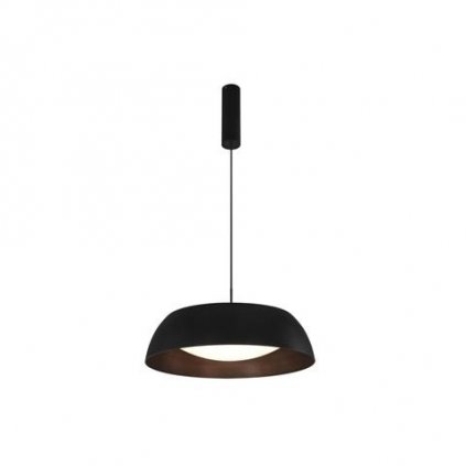 LED Závěsné svítidlo Azzardo LENOX 40 PENDANT SMAR Black/Cooper AZ3147 24W 1720lm 2600-6000K IP20 CCT RGB měděné, stmívatelné s dálkovým ovladačem